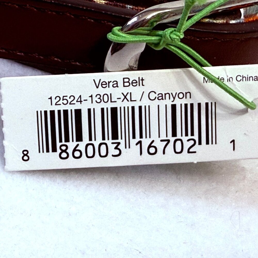 Vera Bradley Reversible Belt "Canyon Pattern" Size XL - NWT - Picture 7 of 7
